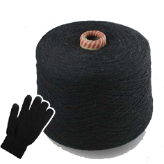 Black glove yarn